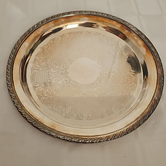 Star E.P Steel Silver Platter 13"-13" - Picture 5 of 16